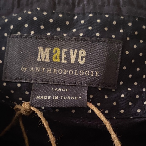 Maeve Midnight Blue Ruffle Crop Top - Picture 4 of 5